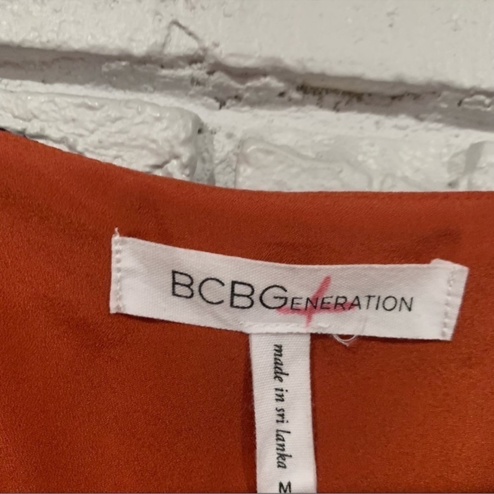 Bcbgeneration Printed Patchwork Boho Romper - image 4